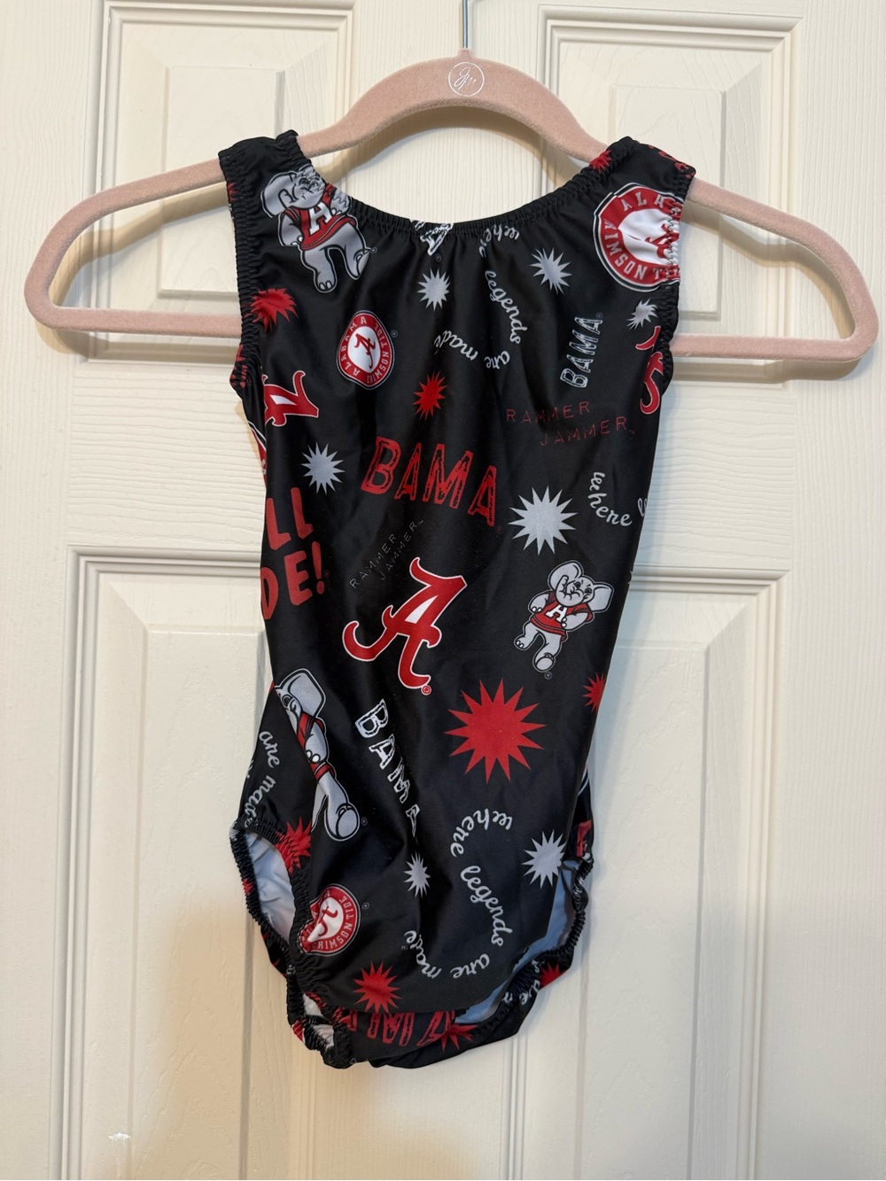 University of Alabama Black & Red Gymnastics Leotard